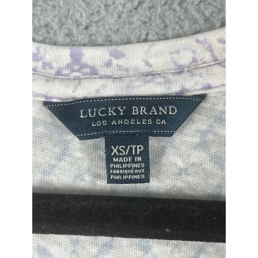 Lucky Brand Women's Size XS Short Sleeve Shirt - Picture 3 of 10